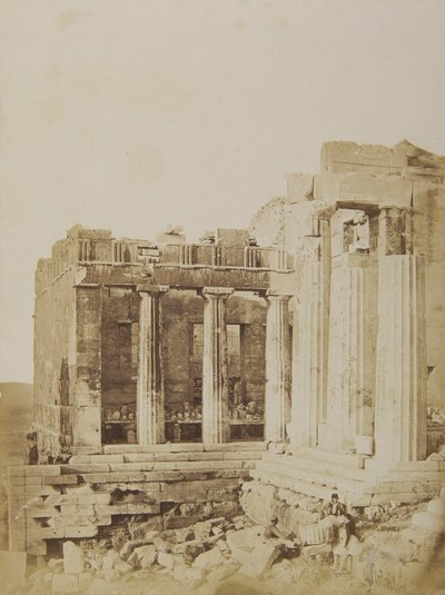 The North Wing of the Propylaea from the Southwest by James Robertson